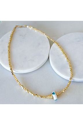 گردنبند استیل ( فولاد ) سرمه ای زنانه استیل (فولاد) CHARMLUCKY - کد 833754370