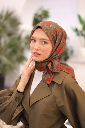 روسری طوسی پنبه ای Silk Home - کد 897164858