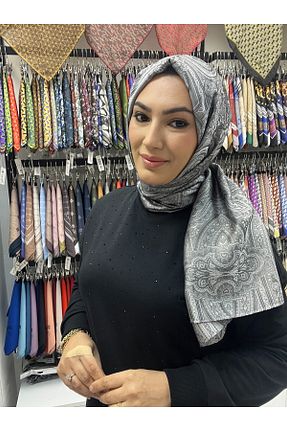 شال طوسی زنانه İpekseli - کد 925341982