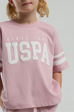 ست لباس راحتی صورتی بچه گانه %100 پنبه U.S. Polo Assn. - کد 925776859