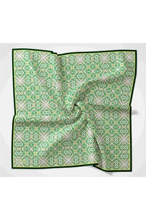 روسری سبز پنبه ای Silk Home - کد 860596499