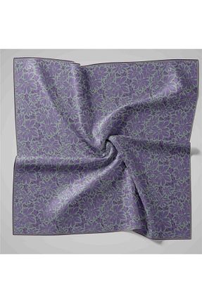 روسری بنفش پنبه ای Silk Home - کد 896895788