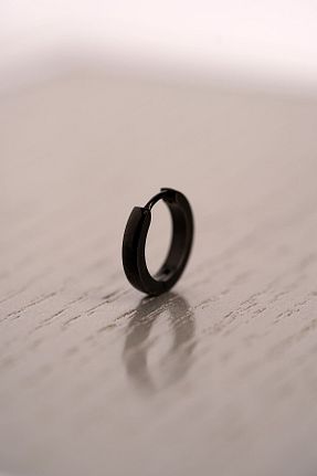 گوشواره استیل (فولاد) مشکی مردانه استیل (فولاد) Jorg Zenn - کد 99487761