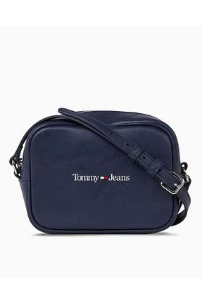 کیف دوشی سرمه ای زنانه چرم مصنوعی Tommy Hilfiger - کد 730341505