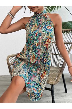 لباس رنگی زنانه بافتنی moda wanilia - کد 925361219