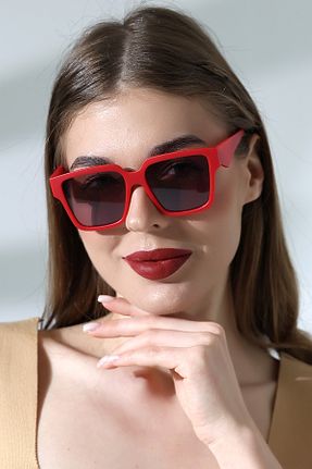 عینک آفتابی قرمز زنانه 52 Lozzo - کد 925381320