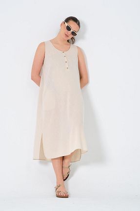 لباس بارداری بژ زنانه بافتنی BUSA - کد 925406477
