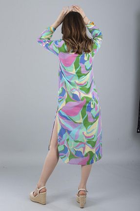 لباس ساحلی فیروزه ای زنانه طرح دار Bonitas Beachwear - کد 925412769