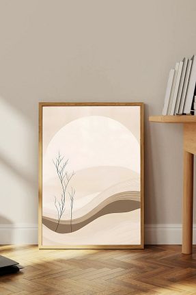 تابلو قهوه ای چوب Dekorsiahome - کد 925417698
