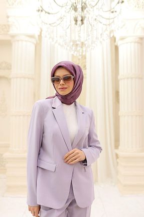 روسری بنفش پلی استر Silk Home - کد 904293040