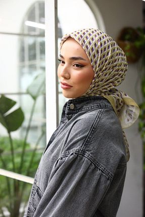 روسری بژ %100 پنبه Silk Home - کد 829350688
