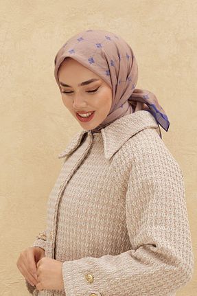 روسری بنفش پلی استر Silk Home - کد 792503609