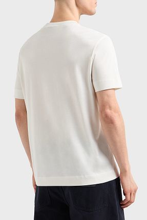 تیشرت سفید مردانه رگولار Emporio Armani - کد 926024183