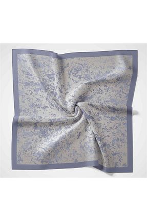 روسری آبی پلی استر Silk Home - کد 843793505