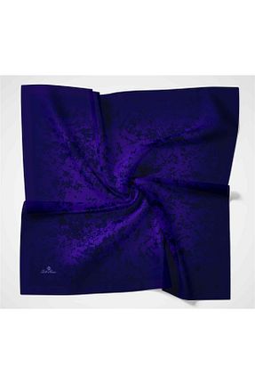 روسری سرمه ای پلی استر Silk Home - کد 843882436