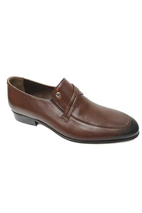کفش کلاسیک قهوه ای مردانه چرم خالص Pierre Cardin - کد 242479975