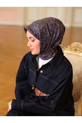 روسری سرمه ای İpek Tivil Silk Home - کد 903223350