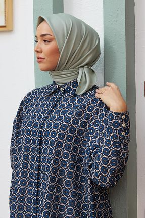 روسری سبز پلی استر Silk Home - کد 669848745