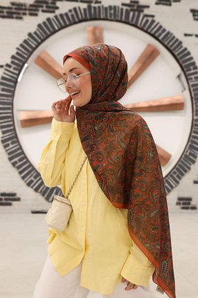 شال نارنجی زنانه Silk Home - کد 920757781