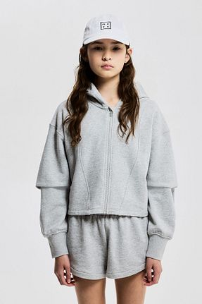 سوئیشرت طوسی بچه گانه ساده H&M - کد 925804357
