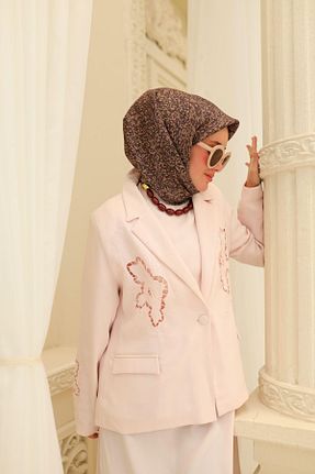 روسری قهوه ای İpek Tivil Silk Home - کد 904415588
