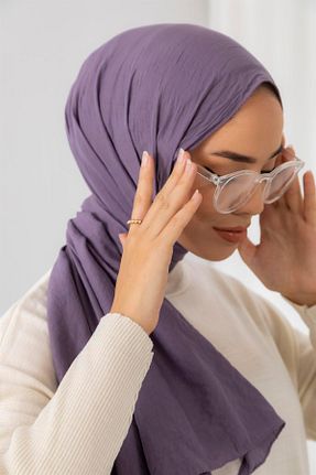 شال بنفش زنانه پنبه ای Silk Home - کد 408267379