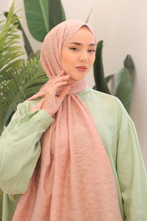 شال صورتی زنانه ویسکون Silk Home - کد 838144967