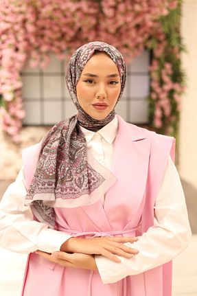 شال طوسی زنانه Silk Home - کد 847784434