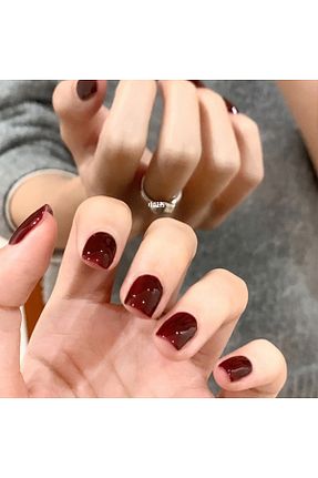 ناخن مصنوعی و اکسسوری زرشکی ELNİL BUTİK - کد 925450976