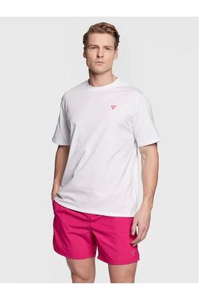 تیشرت سفید مردانه رگولار Guess - کد 804349206