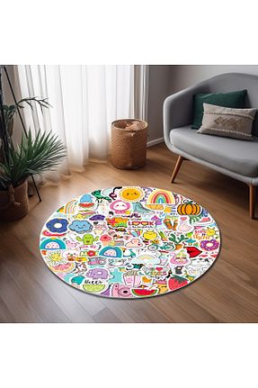 فرش رنگی قابل شستشو Rugs Modern Halı - کد 921209517
