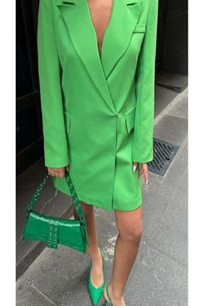 لباس سبز زنانه بافتنی MODA BURJUVA - کد 926188458