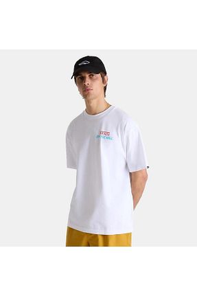 تیشرت سفید زنانه رگولار Vans - کد 925562654
