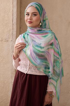 شال سبز زنانه ابریشم diorel - کد 925572527