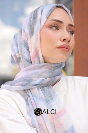 شال طوسی زنانه ابریشم diorel - کد 925572529