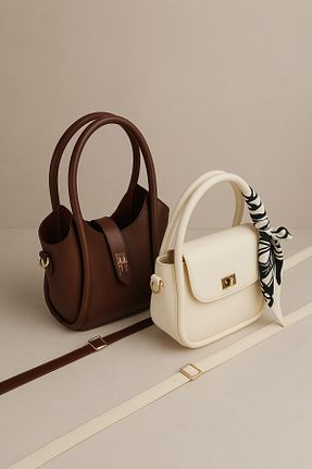 کیف دوشی رنگی زنانه چرم مصنوعی NOTHING - کد 925569808