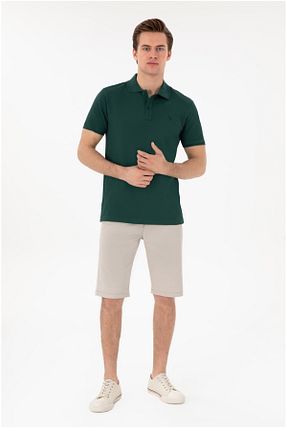 تیشرت سبز مردانه یقه پولو U.S. Polo Assn. - کد 925579173
