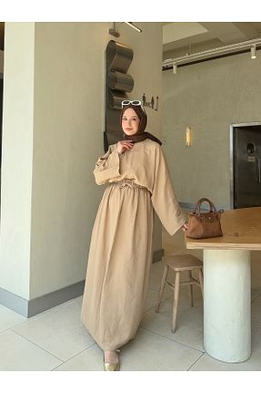 ست بالاتنه و پائین تنه نباتی زنانه بافتنی Moda Lippa - کد 925597973