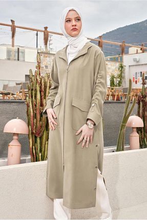 ترنچکت حجاب بژ زنانه مخلوط پلی استر Alvina - کد 925637714