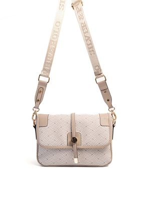 کیف پستچی بژ زنانه چرم مصنوعی Silver Polo - کد 925921378