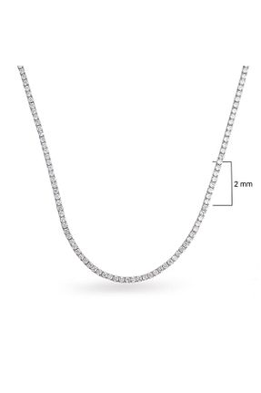 گردنبند نقره زنانه 925 عیار Silveranka - کد 653567917