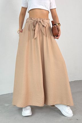 شلوار قهوه ای زنانه بافتنی Cappmoda - کد 925677957