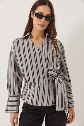 پیراهن طوسی زنانه دو سینه Bianco Lucci - کد 925699319
