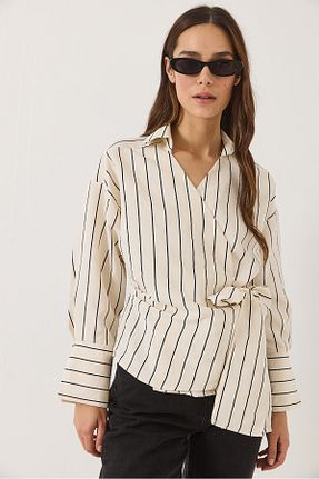 پیراهن بژ زنانه دو سینه Bianco Lucci - کد 925699245