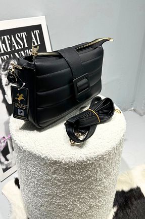 کیف دوشی مشکی زنانه چرم مصنوعی Ece Atelier - کد 925705084