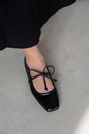 بابت مشکی زنانه چرم مصنوعی Straswans - کد 925707388