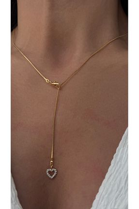 گردنبند استیل ( فولاد ) زرد استیل (فولاد) Vi store - کد 925711989