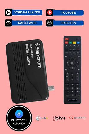 رسیور مشکی FulلیترHD sencrom - کد 921316132