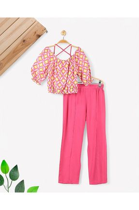ست بالاتنه و پائین تنه رنگی بچه گانه بافتنی voyyo kids baby - کد 925715030