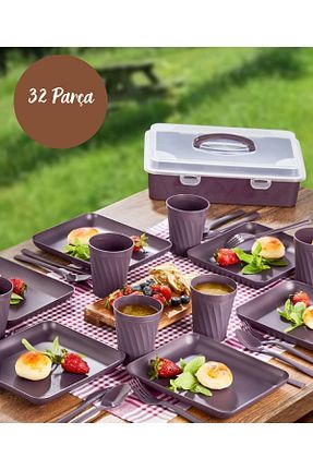 ست پیکنیک بنفش Genel Markalar - کد 304915710